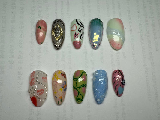 Custom press on nails